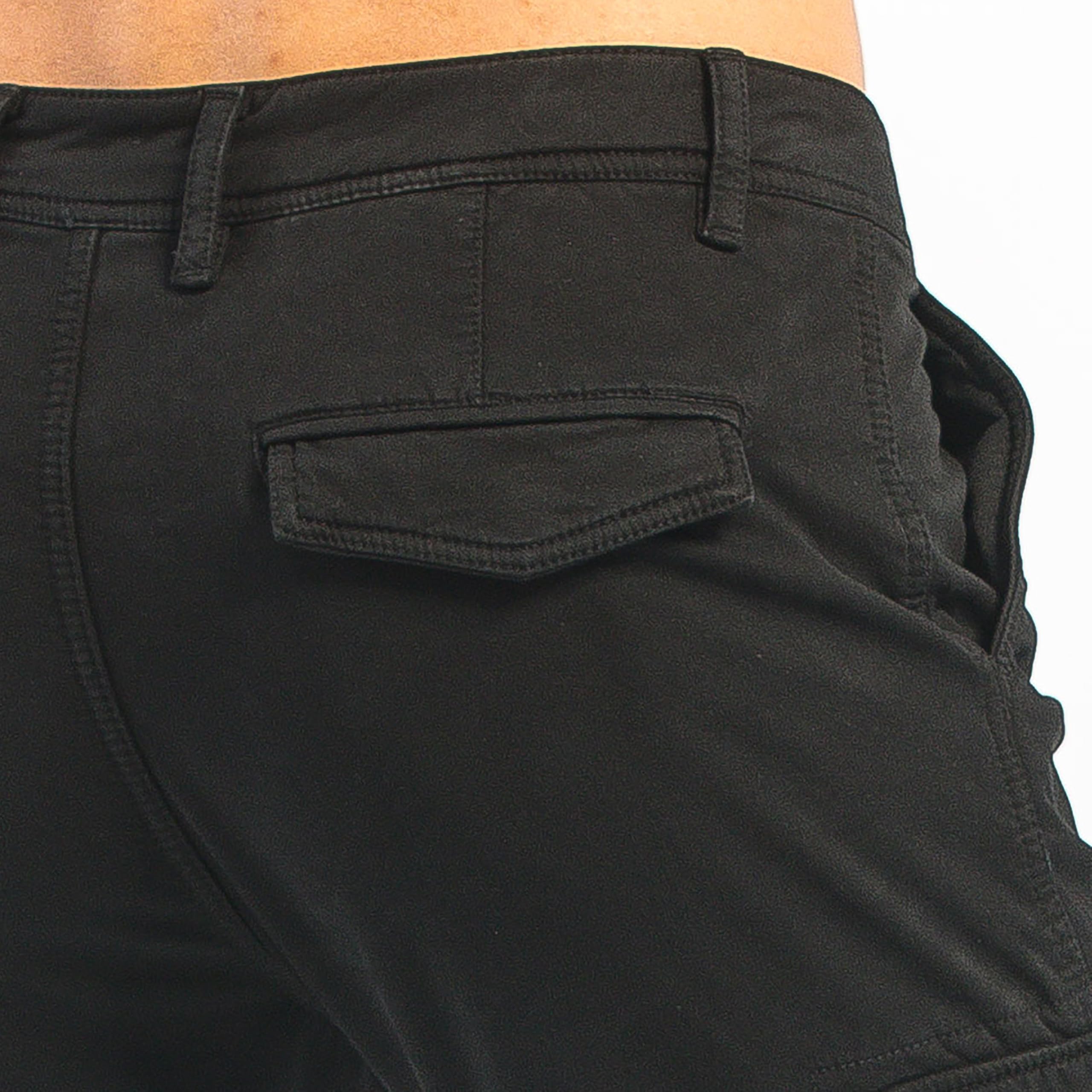 TONY BACKER Pantaloni Cargo Uomo Felpato in Pile Invernale Caldo Trekking Elasticizzato Multitasche 1639