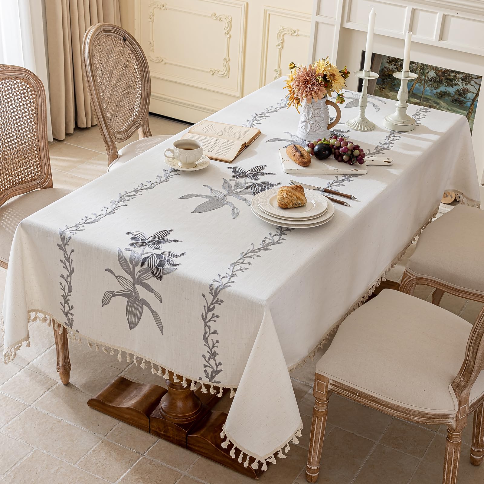 Lilyページ Amazon.com: vctops Lily Flowers Cotton Linen Small Table