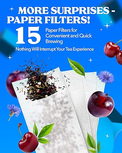 Vista 58 de LOVARE 1001 Nights - Té de hojas sueltas de 2.82 oz, fabricado en Ucrania, té negro y verde, manzana, aciano, caléndula, rosa, pétalos de cártamo