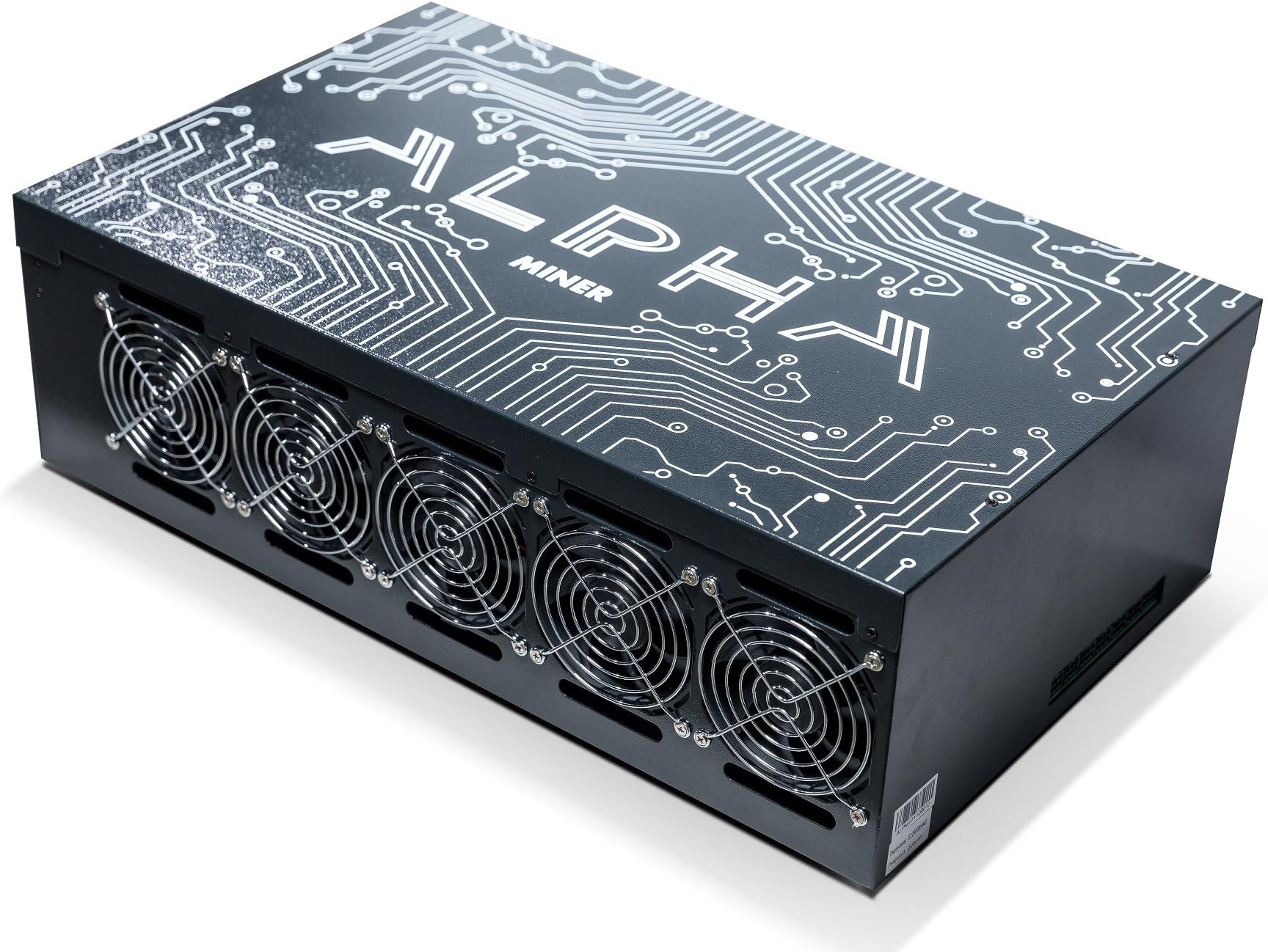 GPU-200 250 MH/s Professional Cryptocurrency Mining GPU Rig 9 x AMD RX470/570 with PSU, No Risers