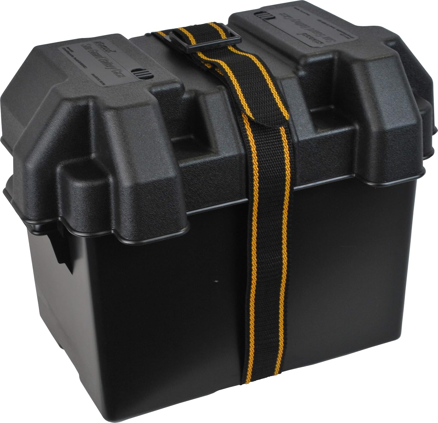 Attwood 9065-1 Standard Vented Battery Box with Mounting Strap