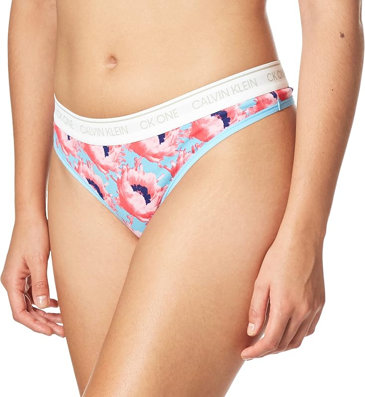 Calvin Klein CK One - Tanga de algodón para mujer