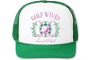 Golf Wives Social Club Women's Classic 5 Panel Golf Trucker Hat