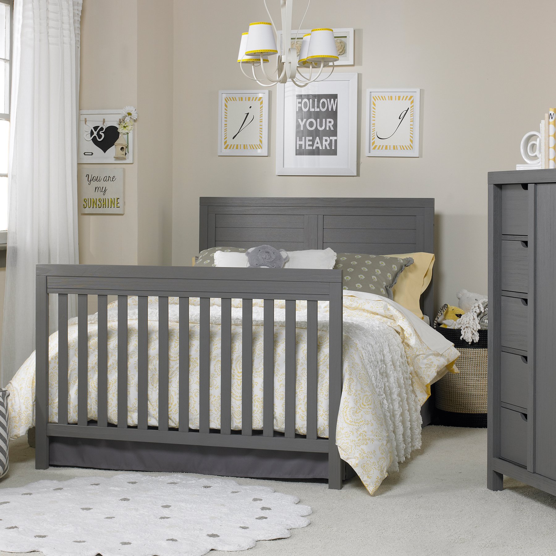 Ti Amo Castello 4 In 1 Convertible Crib Wire Brushed | Desertcart Cayman  Islands