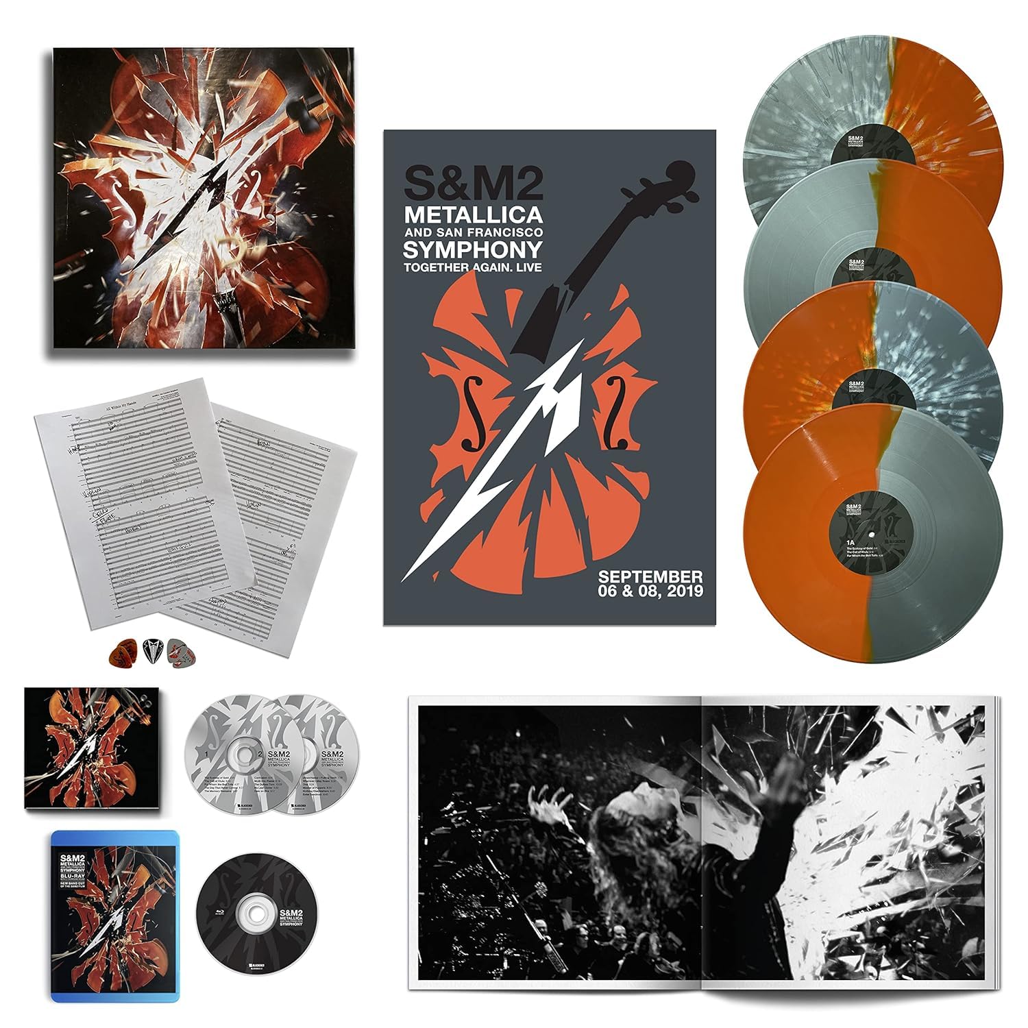 SM2 METALLICA (BOX SET 4LP+2CD+1BRD)
