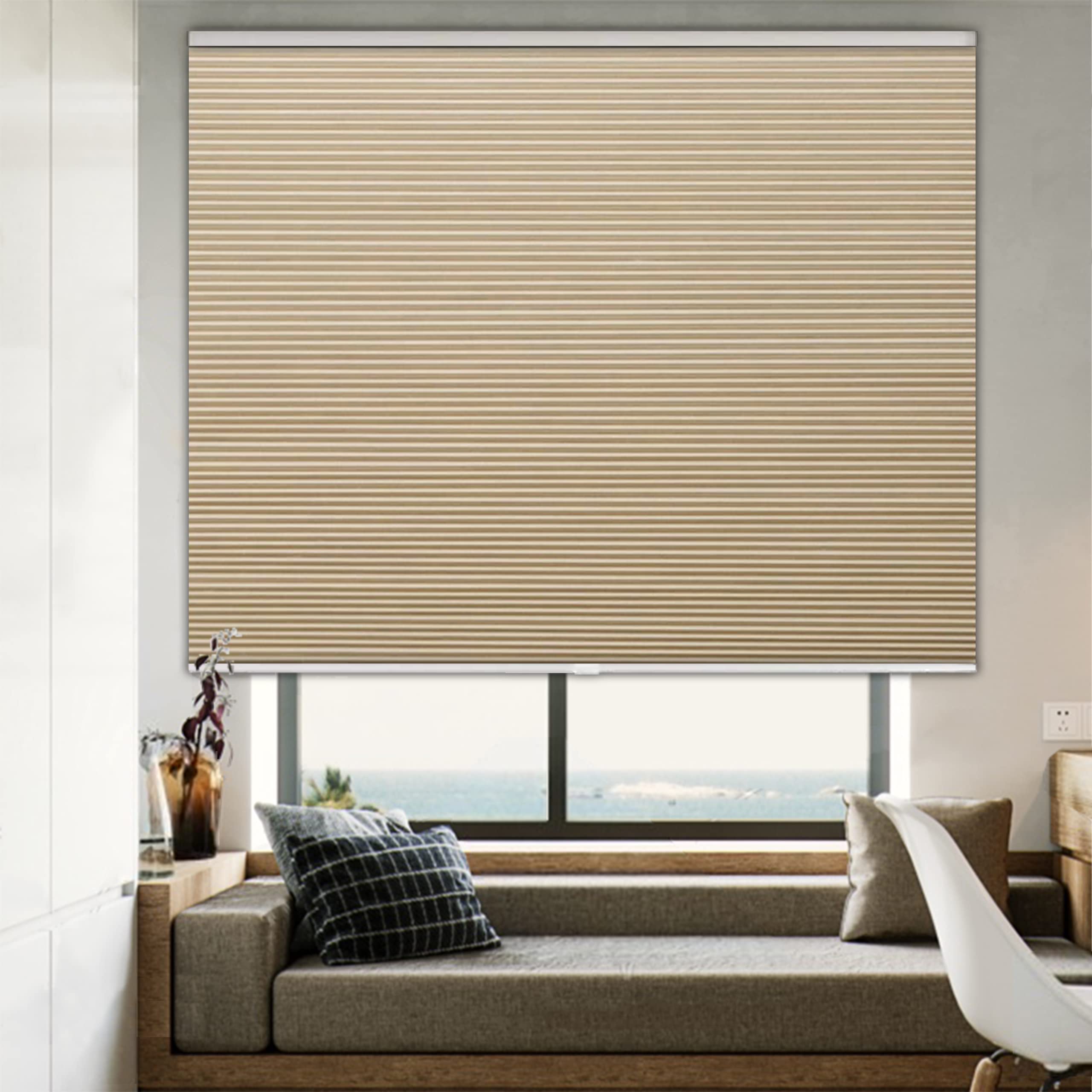 Cordless Blackout Cellular Shades, Cellular Blinds, Blackout Blinds for Windows, Shades and Blinds for Indoor Windows, Cordless Blinds, Room Darkening Shades, Honeycomb Blinds, Honeycomb Shades
