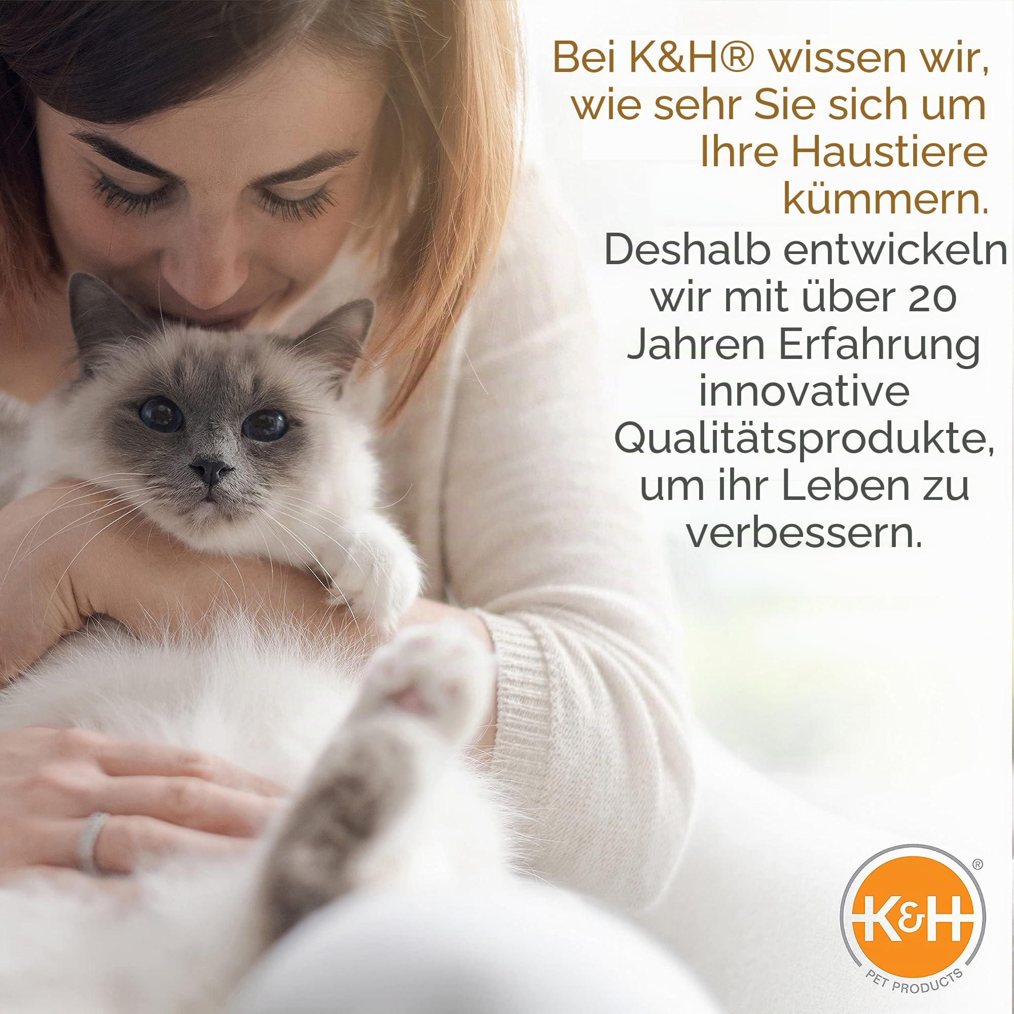 K&H Pet Products Katzenfensterstange für große Katzen, EZ Mount Penthouse Fensterbank Katzenbett, Stabile Katzenhängematte für Fenster, Katzensitzstange Katzenregal, Katzenfensterbett Katzenmöbel,