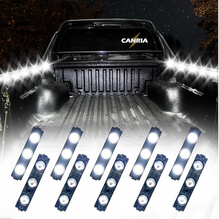 Buy CANRIATruck Bed Lights,10 LED Modules,30 UltraBright SMD LEDs