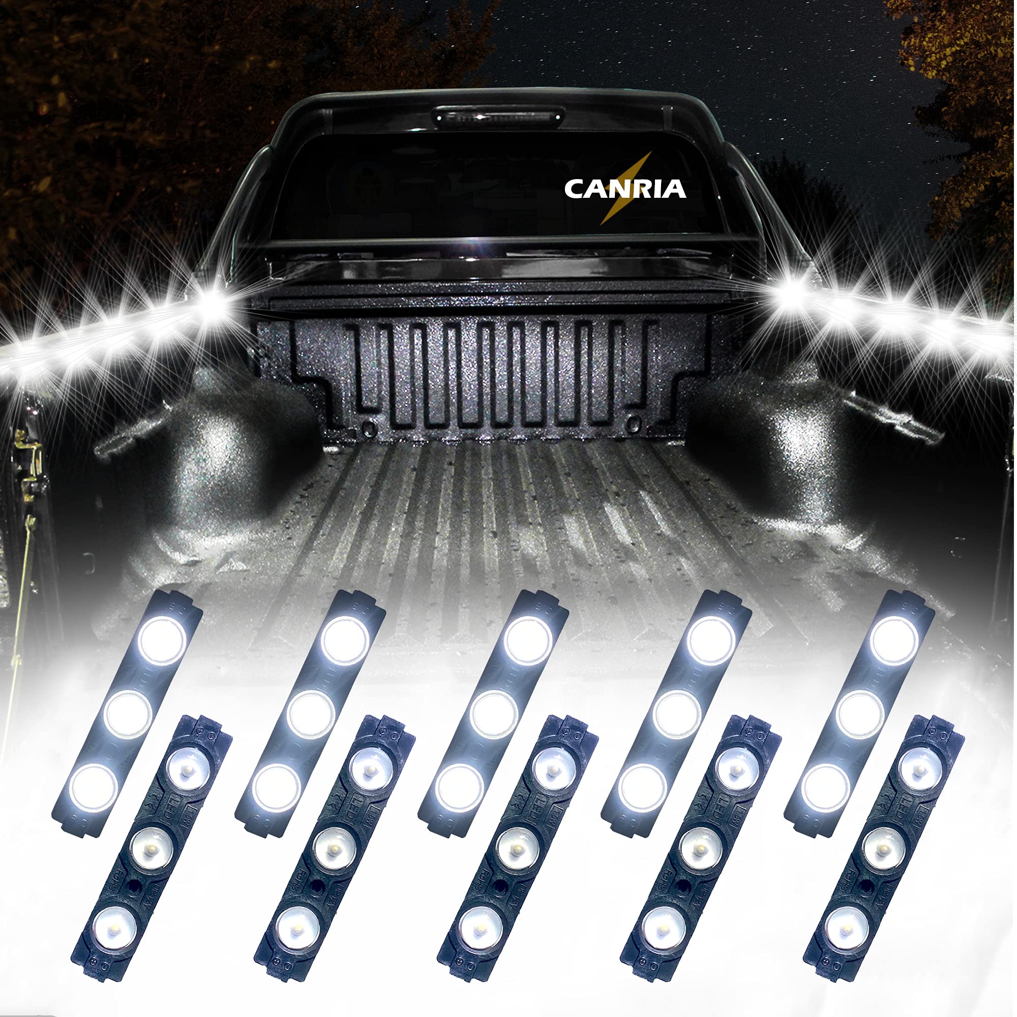 Buy CANRIATruck Bed Lights,10 LED Modules,30 UltraBright SMD LEDs