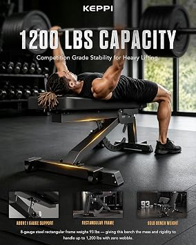 Keppi Fitness Adjustable Weight Bench 3000 MAX