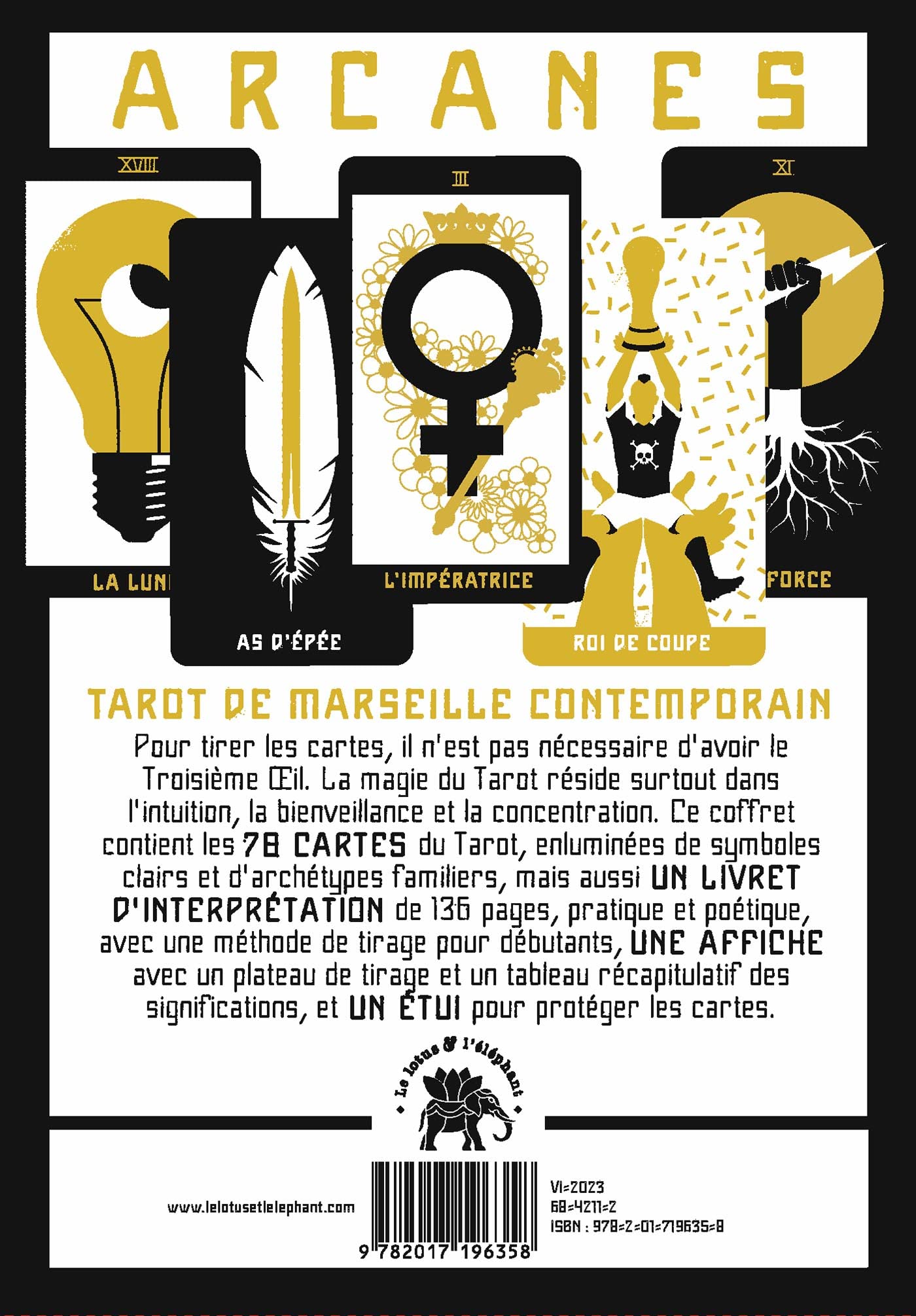 Arcanes, Tarot de Marseille Contemporain