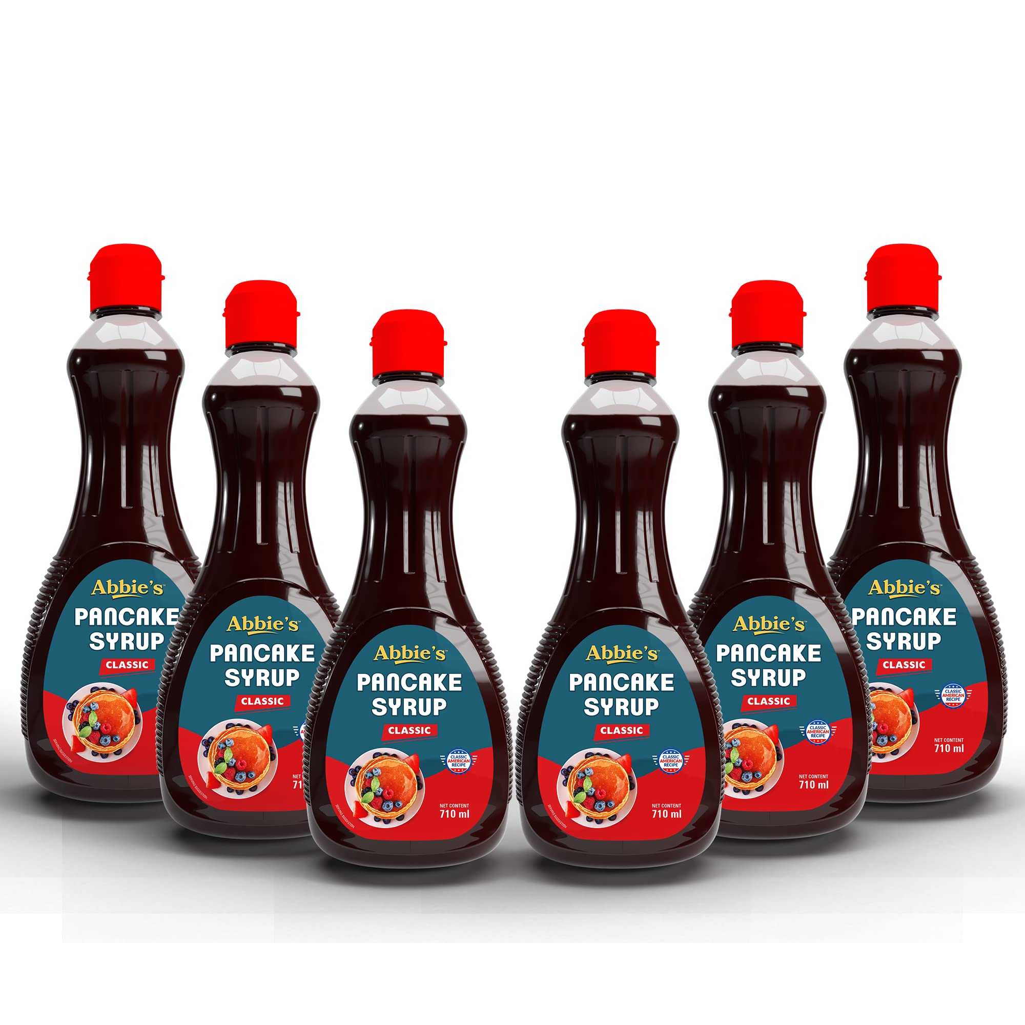 Abbies Pancake Syrup, 710ml, Pack of 6 | Authentic American Recipe | Use on Pancakes, Waffles, Ice Creams, Crepes, French Toast (B0B7JMDZCK) Amazon Price History, Amazon Price Tracker