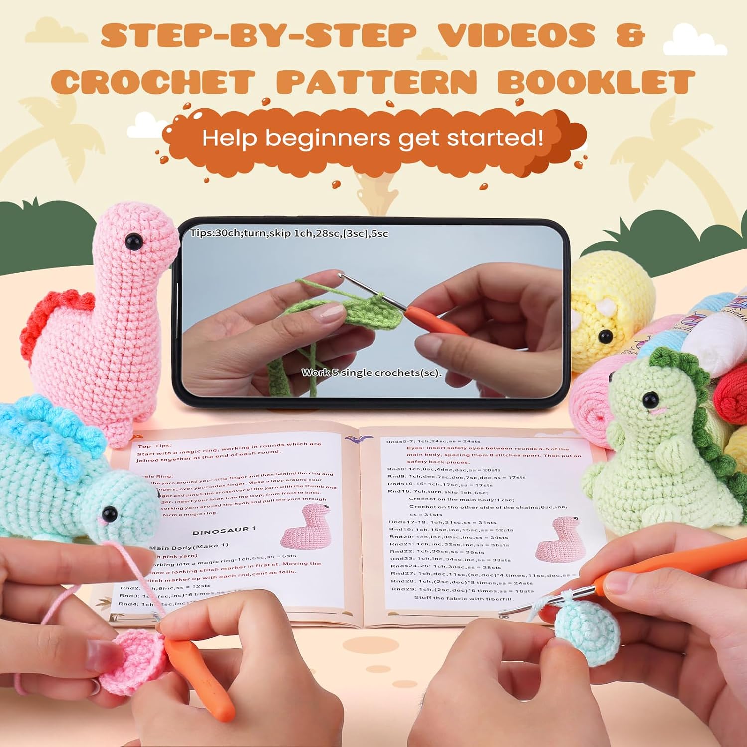 Unlock Your Creativity: The Ultimate Crochetta Crochet Kit for Beginners!
