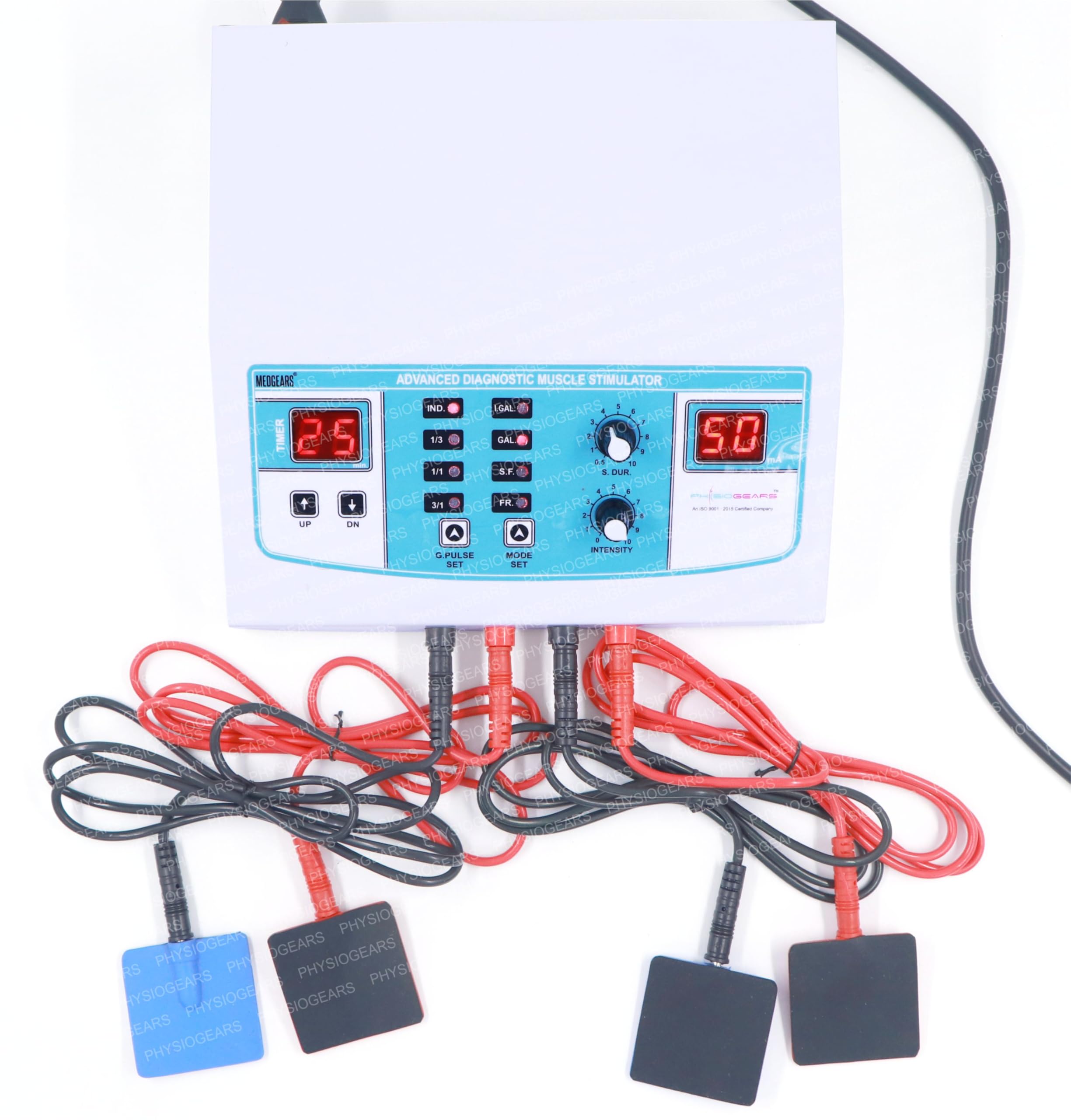 MEDGEARS Muscle Stimulator Machine for Physiotherapy 4 Channel diagnostic Stimulator nerve Stimulator Machine Muscle 4 Channel Stimulator Machine