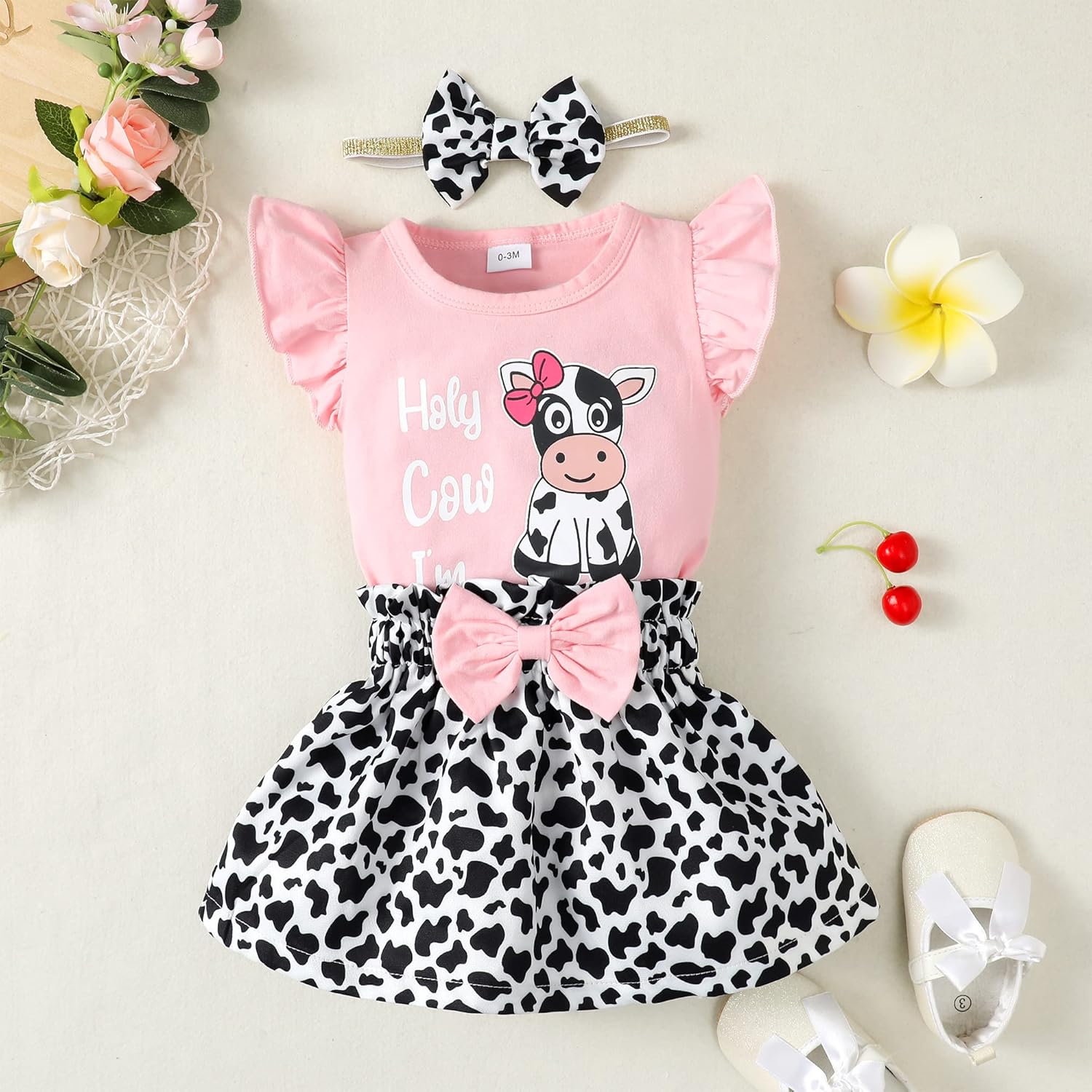 SUNNY PIGGY Baby Girl Clothes Newborn Dress Infant Romper Summer Outfit Cute Toddler Clothing Skirt Set - Image 5