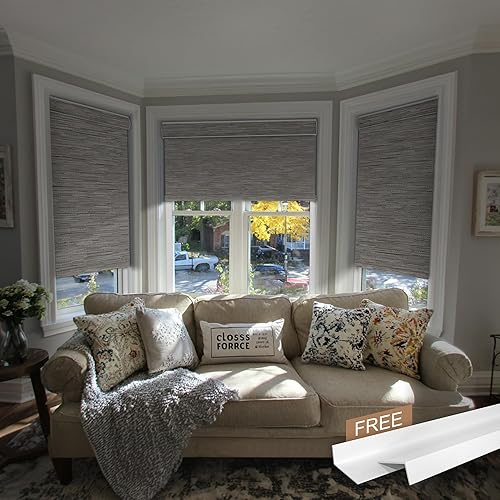 Miniatura 2 de Persianas enrollables opacas para ventanas, persianas enrollables inalámbricas, tela con aislamiento térmico, protección UV, persianas de ventana