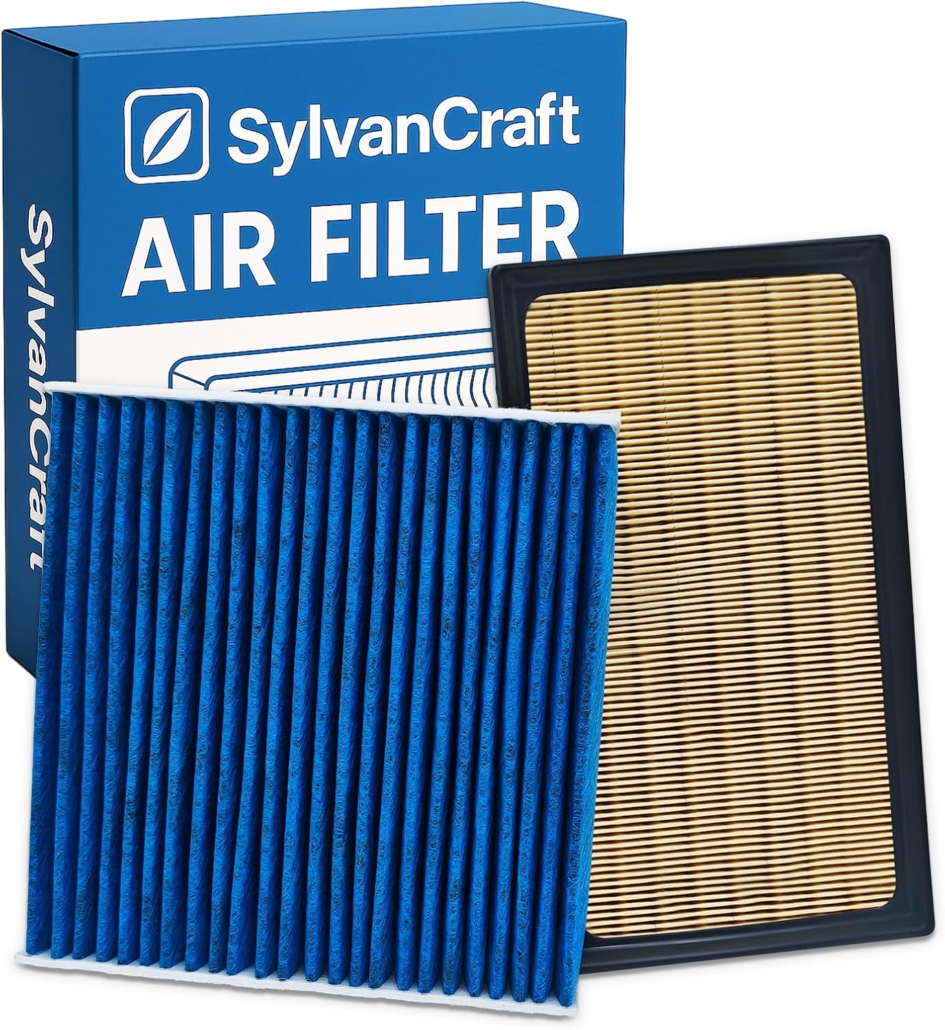Engine And Cabin Air filter Combo for Camry Hybird (2018-2025), RAV4 Hybrid (2019-2025), Sienna Venza (2021-2025), Highlander Hybrid (2020-2025), RAV4 Prime,Highlander/Grand（Fits Hybrid Only)