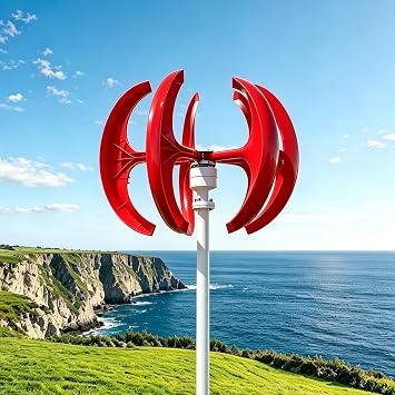 800W Wind Turbine 5 Blade 12V 24V Generator Kit MPPT Low Start