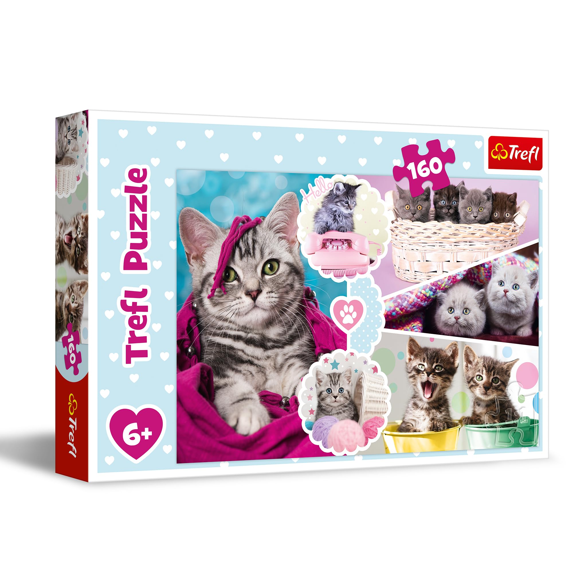 Trefl, Cute Cats Jigsaw Puzzle 160 Pieces for Children Aged 6+
