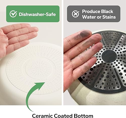 Miniatura 6 de Redchef Ceramic Nonstick Cookware Set,14pcs Pots and Pans Set Non Stick,Induction Cookware with Stainless Steel Handle,Non Toxic Kitchen Cooking