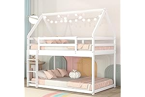 Bellemave Twin Over Twin House Bunk Bed: The Perfect Solution for Space-Saving and Fun-Filled Nights