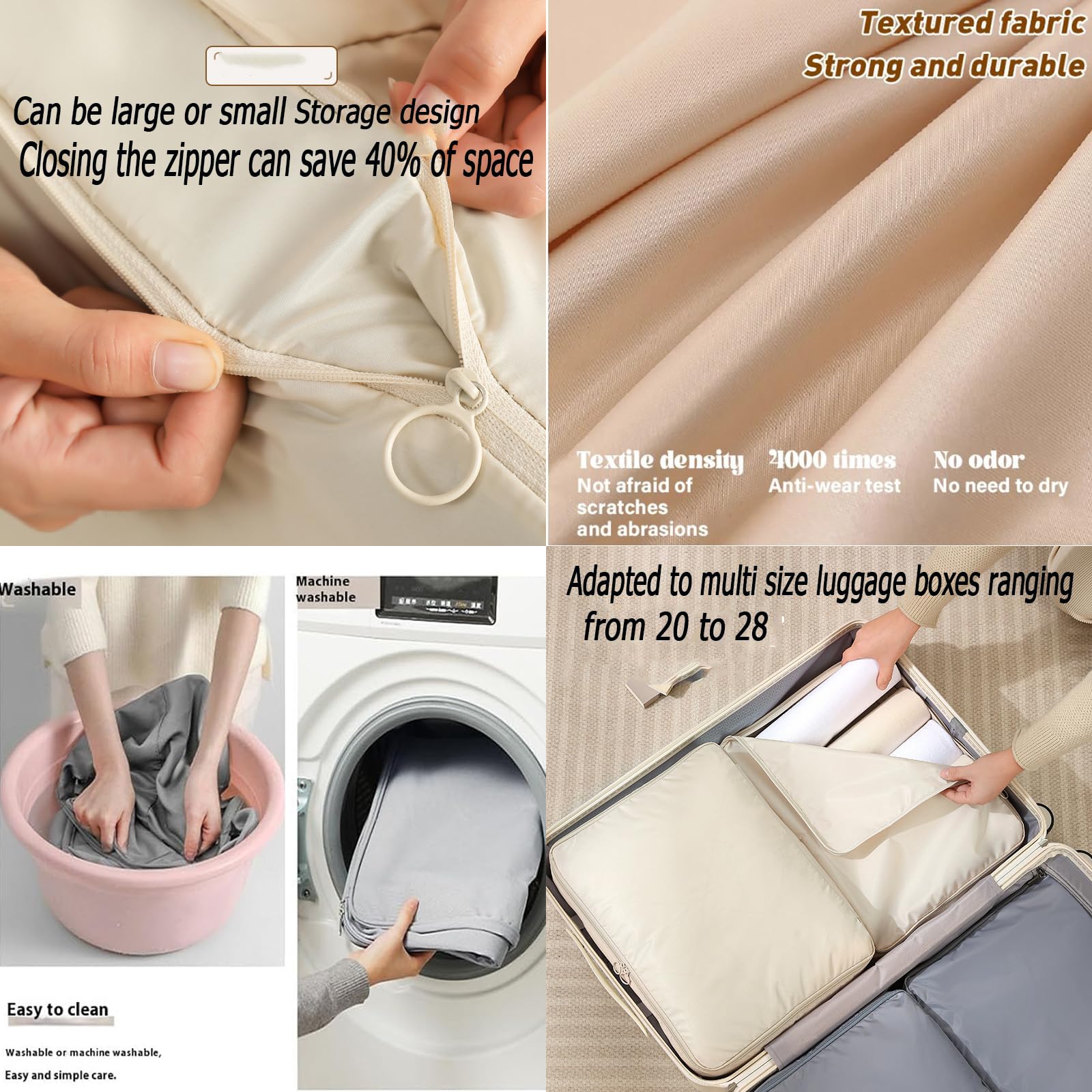 Organiseur ultra compact à auto-compression, sacs de déménagement universitaires, sacs de rangement sous vide, sacs de rangement sous vide résistants pour vêtements, couettes, couvertures, literie