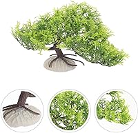 Vista 5 de Árbol de paisajismo para pecera, plantas artificiales de loto para pecera, decoración de peceras, plantas tropicales, decoración de acuarios, flores