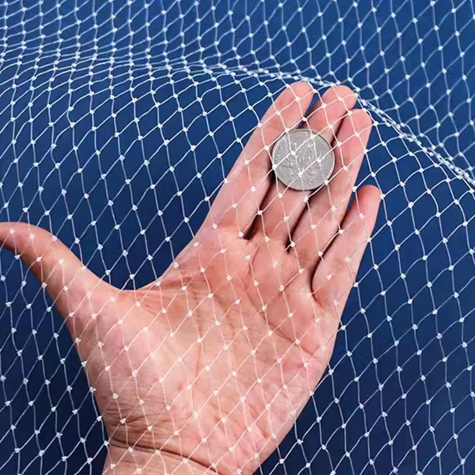 Wytrzymała siatka ogrodowa o szerokości 1 cm, do ochrony warzyw i roślin (7 m x 6 m), idealna dla ogrodników i miłośników roślin