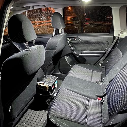 Miniatura 4 de BRISHINE Kit de luces LED interiores blancas para Subaru WRXWRX STIImpreza 2004-2020 2021 súper brillantes 6000K paquete de bombillas LED interiores