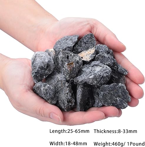 Miniatura 10 de mookaitedecor Piedras curativas ásperas de jaspe lila natural de 1 libra, piedras curativas ásperas para pulir, cortar, pulir, envolver alambre,