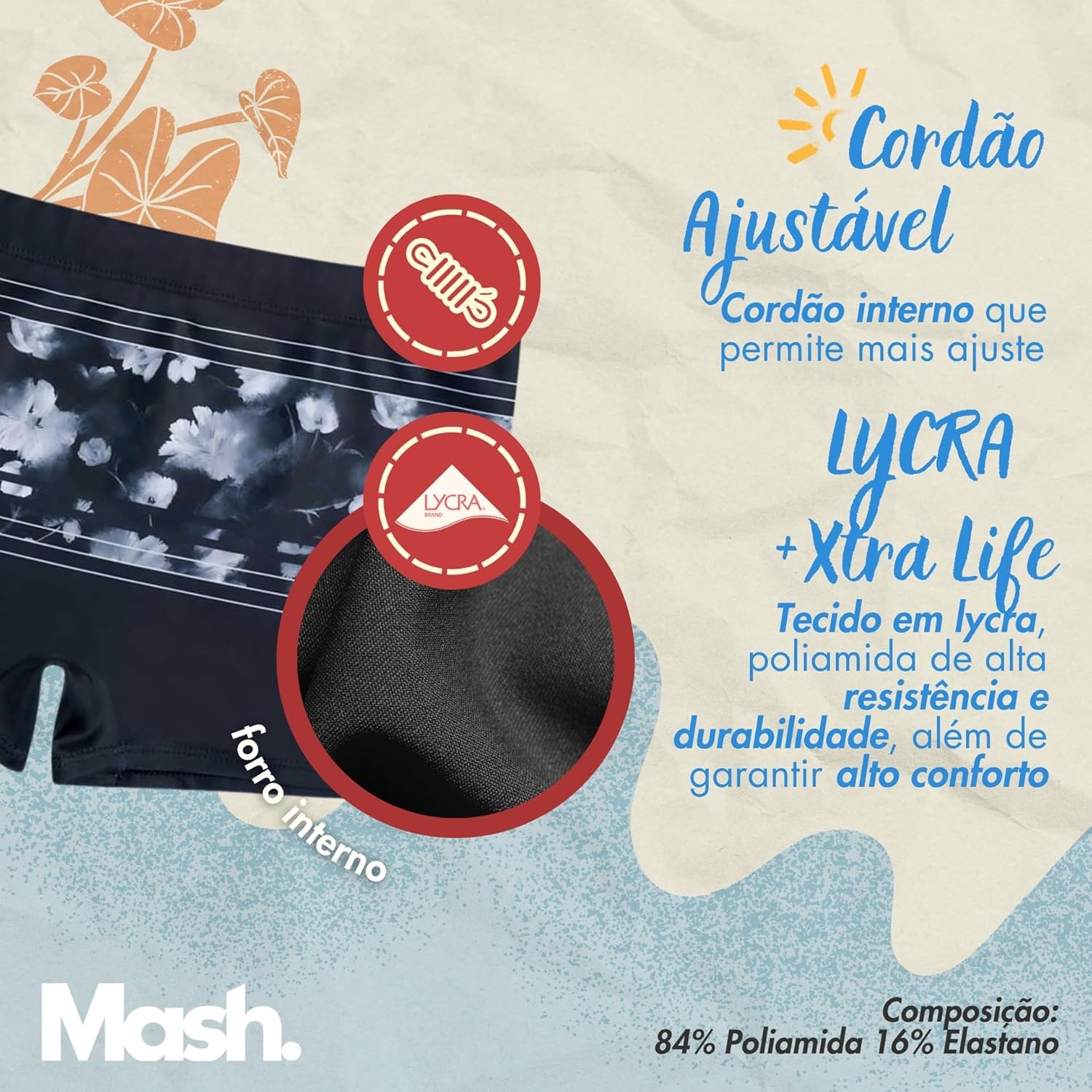 Sunga Boxer Mash Praia Piscina Dryfast Tropical Masculina em promoção! Veja a oferta e mais achadinhos de Moda praia 4 Hoje é o melhor dia para comprar Sunga Boxer Mash Praia Piscina Dryfast Tropical Masculina com aquele preço maroto! Promoção! Aproveite a oferta! 4