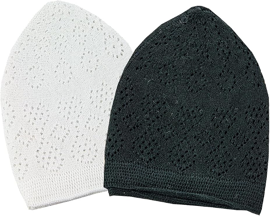 ihvan online Turkish Muslim Kufi Hats for Men, Taqiya, Takke, Peci, Islamic Caps, Ramadan Eid Islamic Gifts