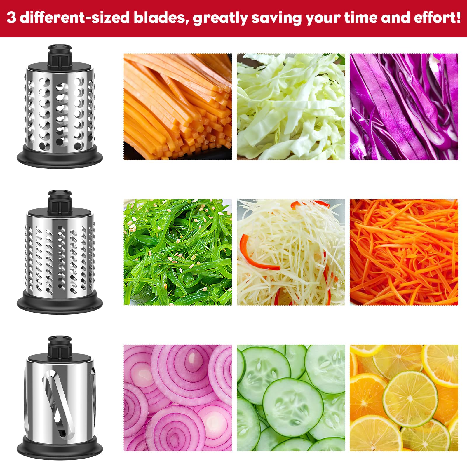 Amazon | Coolcook スライサーシュレッダーアタッチメント