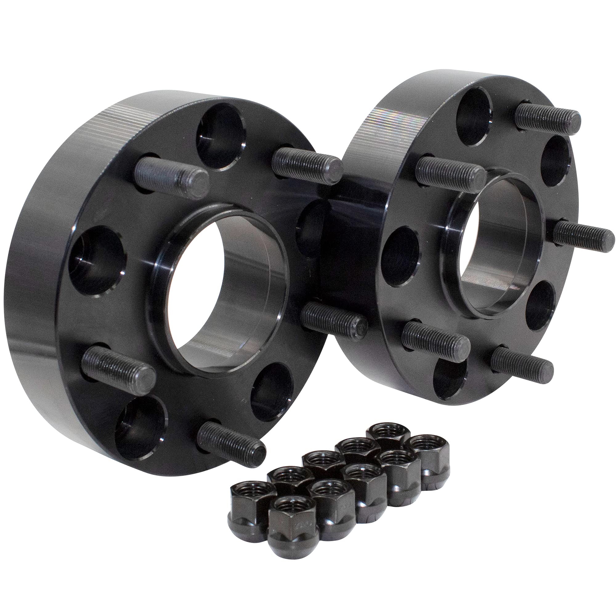 Wheel Accessories Parts 2 Pieces 1.50" Wheel Spacers Adapters 5 on 5.50 77.8mm Hub Centric 9/16 Lugs 6x5.50 77.8mm 9/16" Studs Fits 2009-10 Dodge Dakota 2003-09 Durango 2002-11 Ram 1500