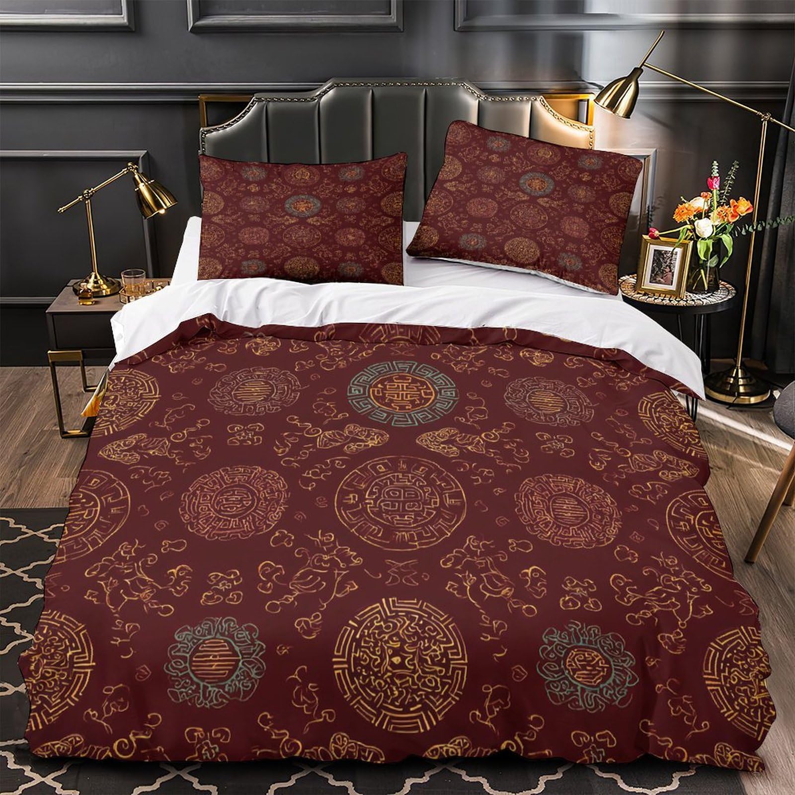 Housse de couette imprimée 3D véhicules microfibre de qualité supérieure