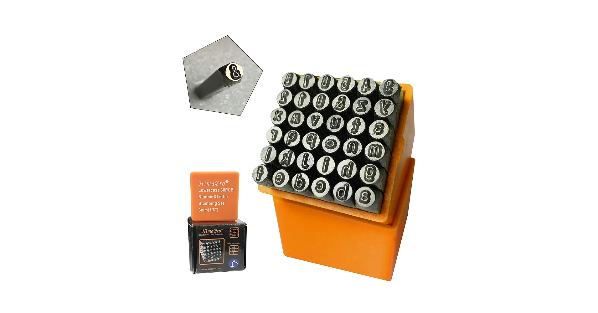 Amazon.com: HimaPro Number and Letter Stamp Set 36 PCs