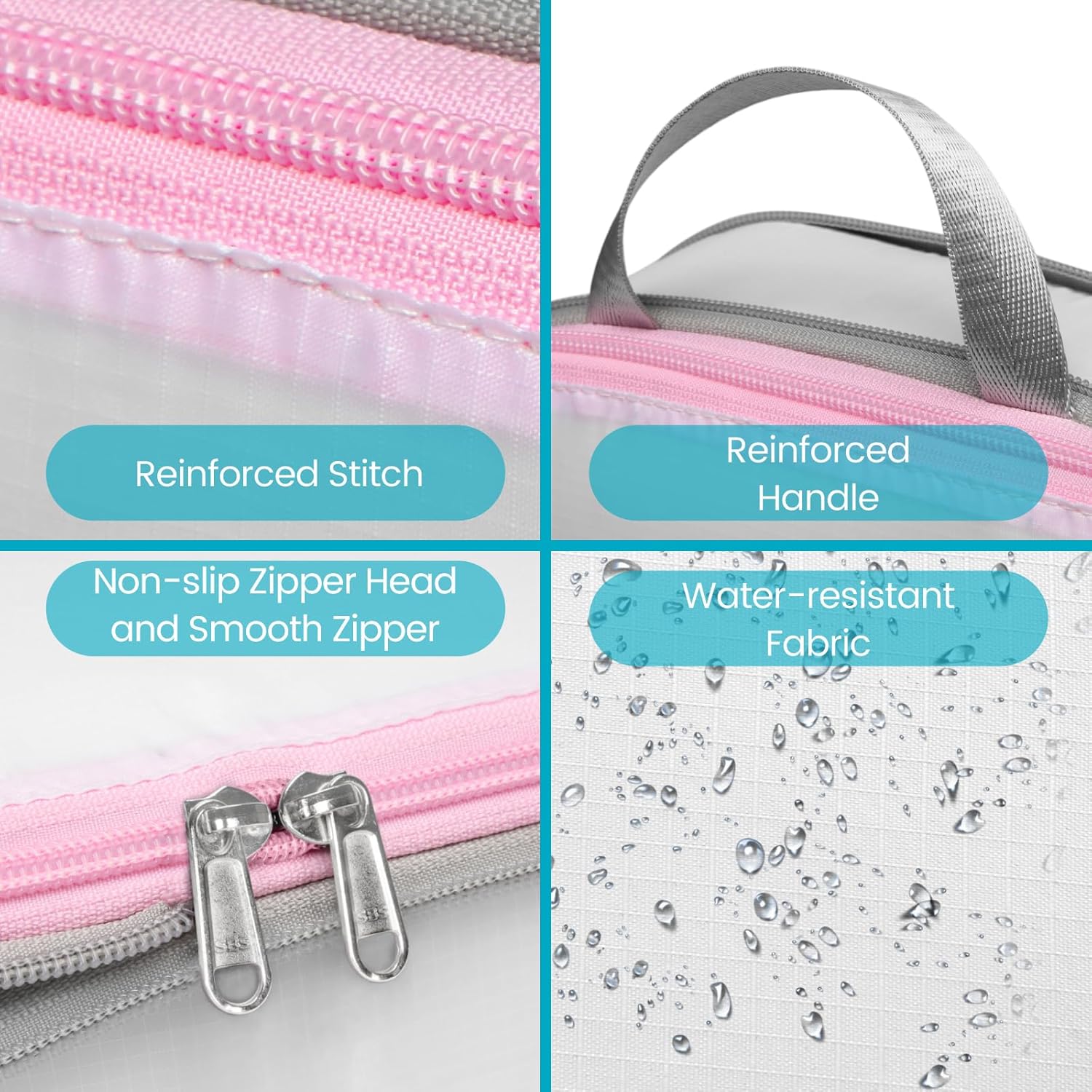 Cambond Compression Packing Cubes for Travel - Lightweight Expandable Travel Bags Luggage Organizers Travel Essentials Compression Cubes for Travel Space Saver for Carry on Suitcases Organizer - Image 7