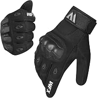 WFX Motoros Kesztyű Fekete Érintőképernyős Légáteresztő Teljes Ujjas Védő Kesztyű Motorozás Kerékpározás MTB ATV Unisex 1