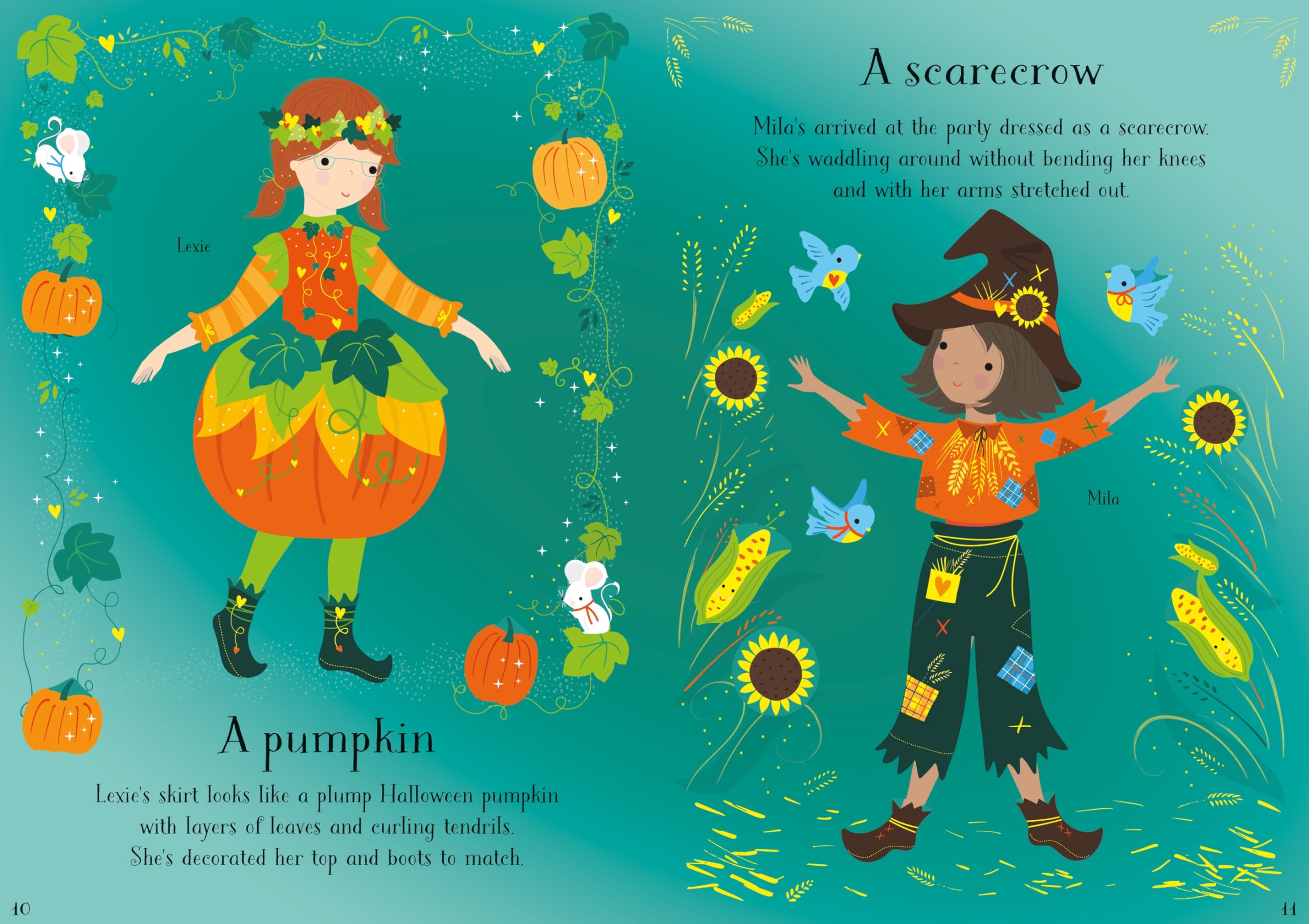 Little Sticker Dolly Dressing Halloween