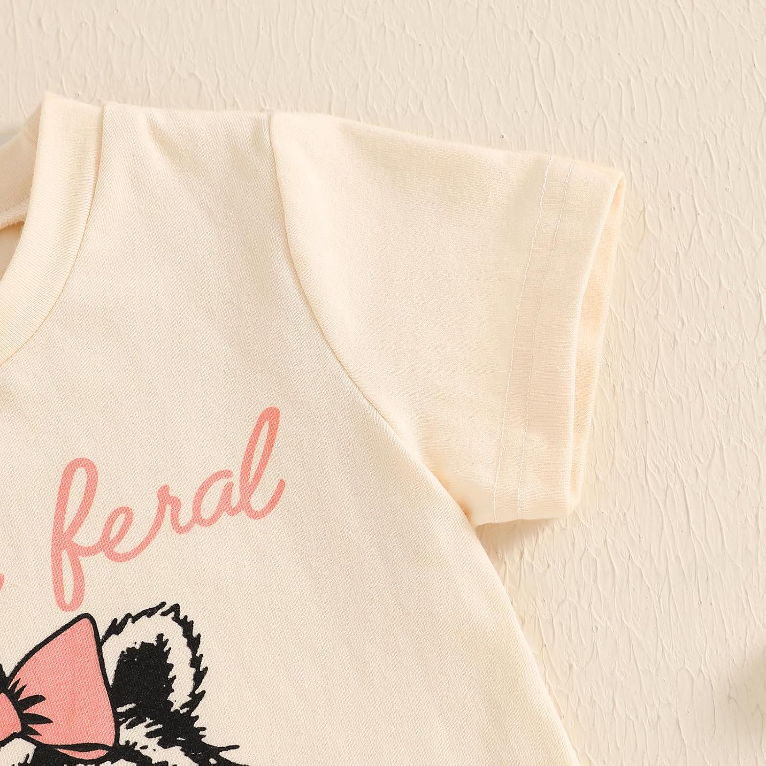 Sejardin Baby Girl Summer Outfit Infant Letter Print Short Sleeve T Shirt Tops and Stretch Shorts 6 12 18 24M 2T Girl Clothes - Image 5