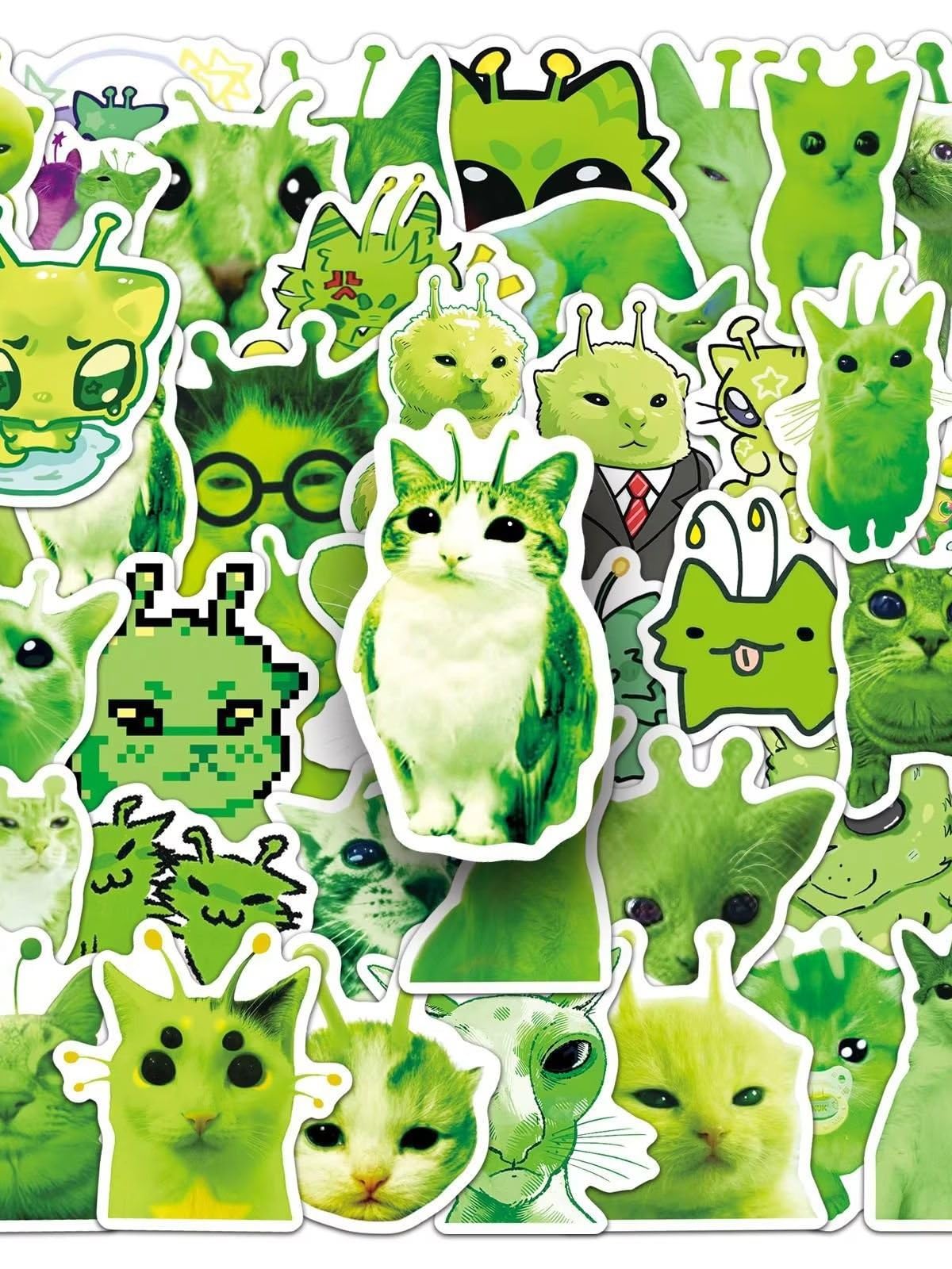FGLFPXI 50/100 Stickers Waterproof Decor Stickers for Tablet Guitar Helmet Stationery
