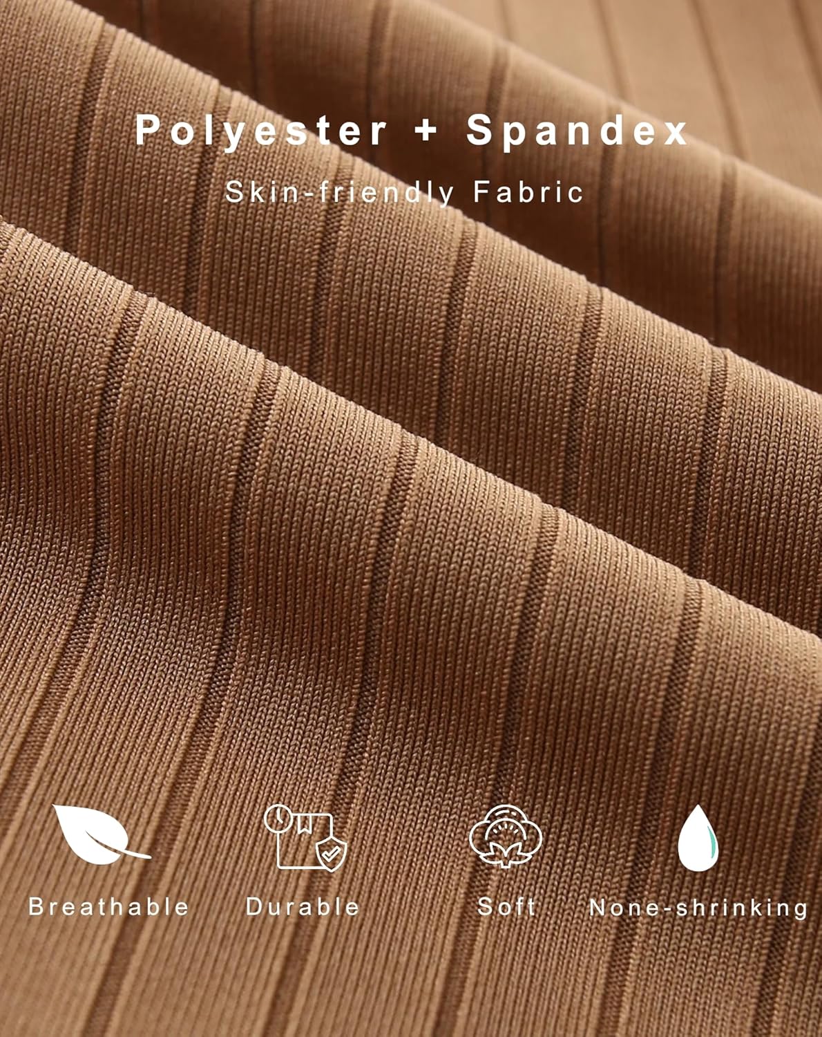 Baby and Toddler 3 Pack Pull On Pants Solid Ribbed Leggings Infant Clothes Size 1-4 Years - Image 4