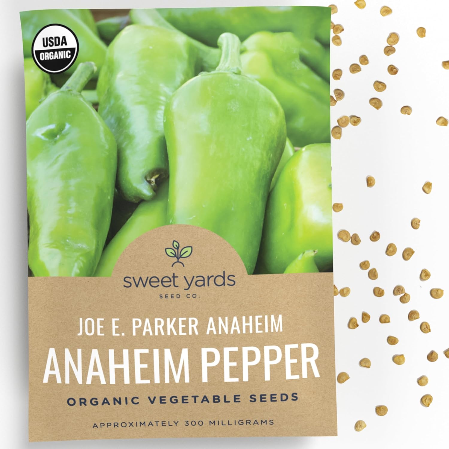 Organic Anaheim Hot Pepper Seeds ‘Joe E. Parker’ Seed