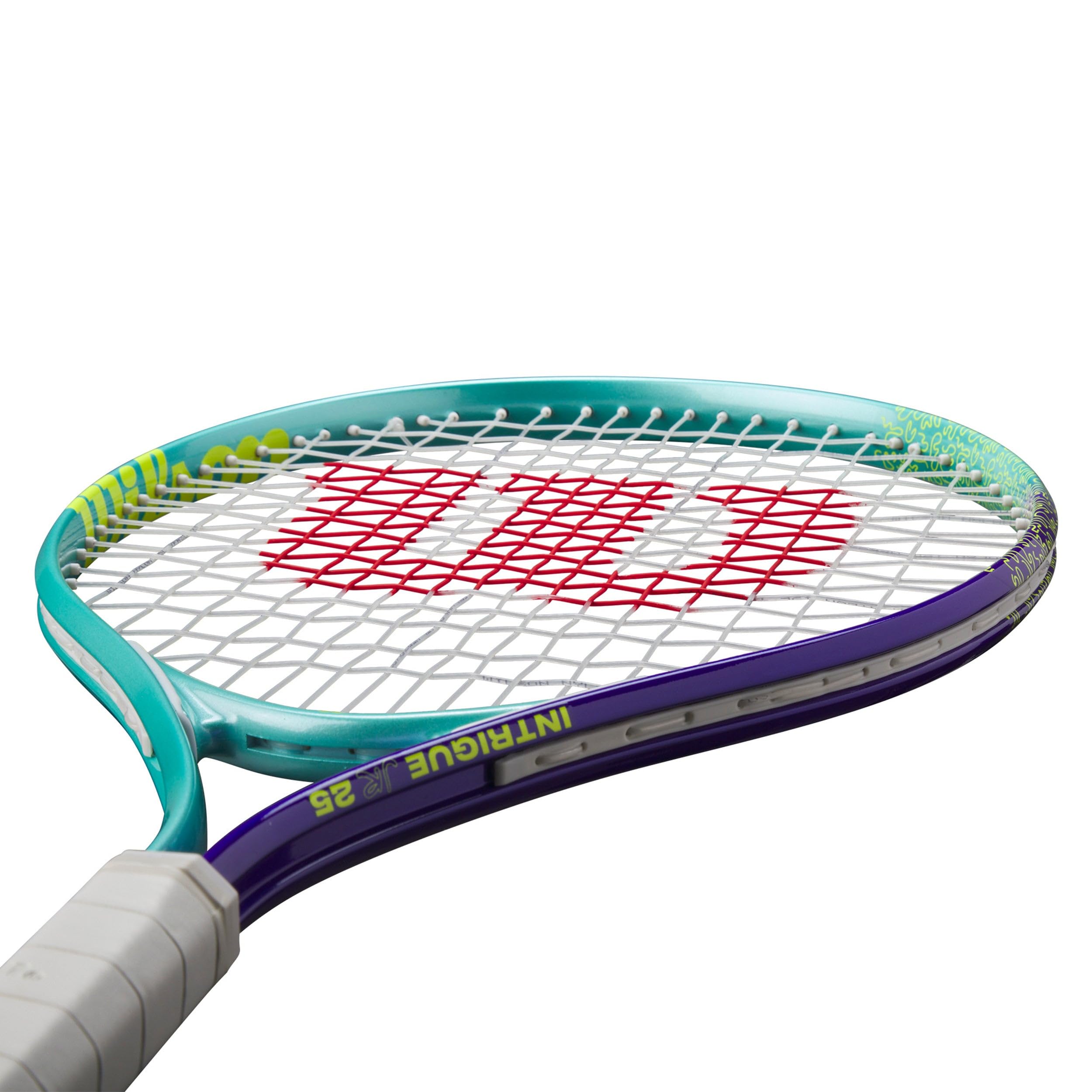 Wilson Intrigue Jr 25 Raquette de Tennis Cadre Léger Teal/Bleu