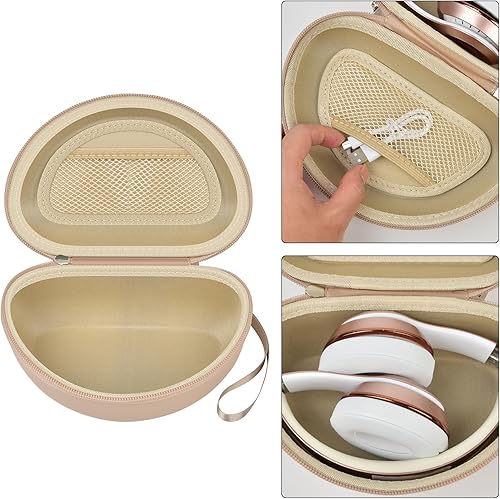 Vista 60 de Funda para auriculares compatible con Beats Solo 4, Studio Pro x Kim Kardashian, Solo3, Studio3, Solo2, Solo Pro, auriculares Bluetooth en la oreja