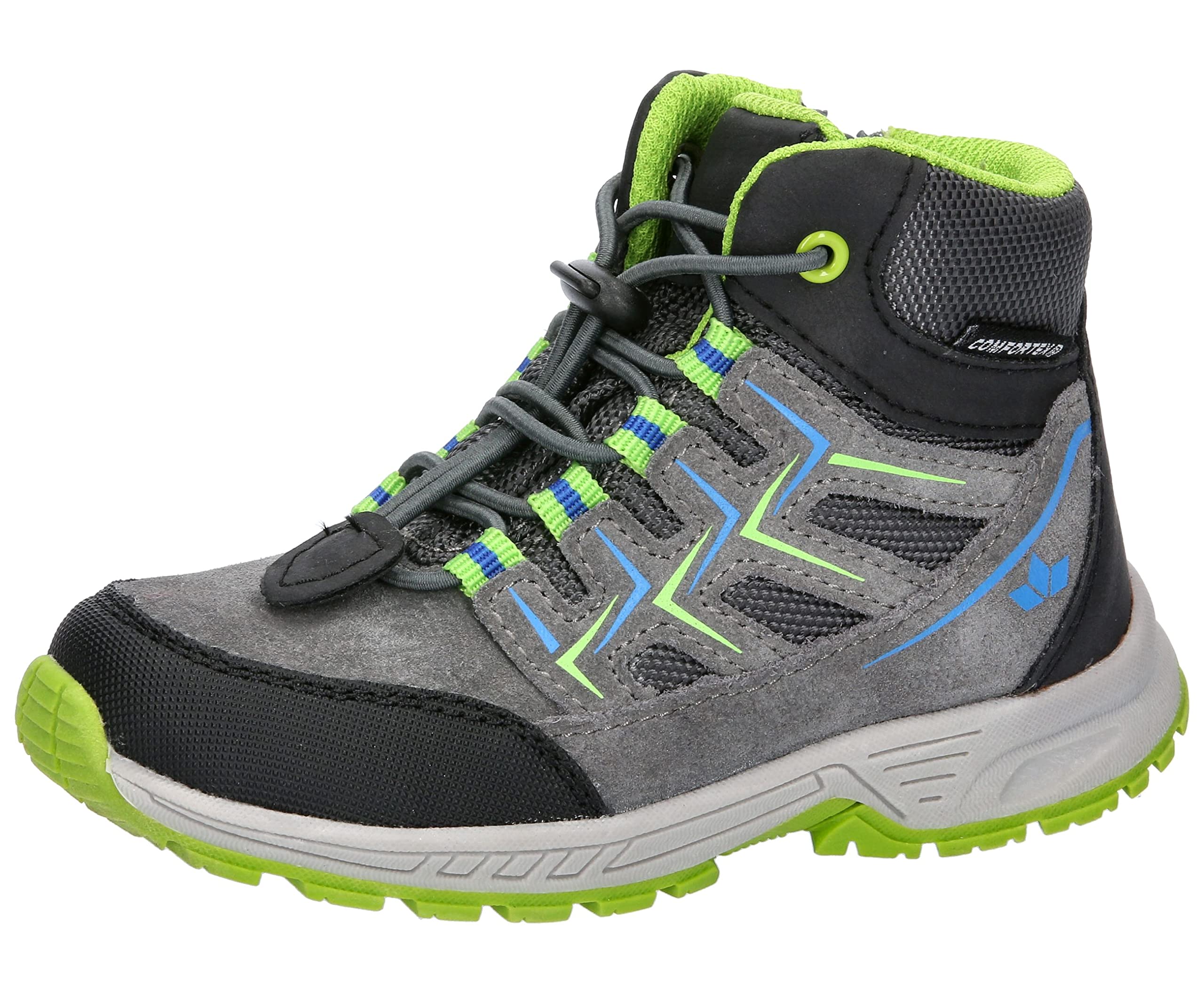 Lico Mani High Snow Boot, Anthracite Lemon, 1.5 UK Child