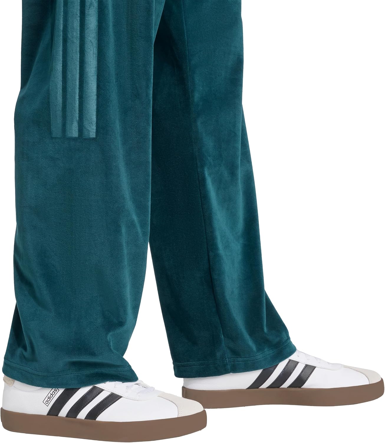 adidas Mens Velour Pants Casual - Black - Image 6