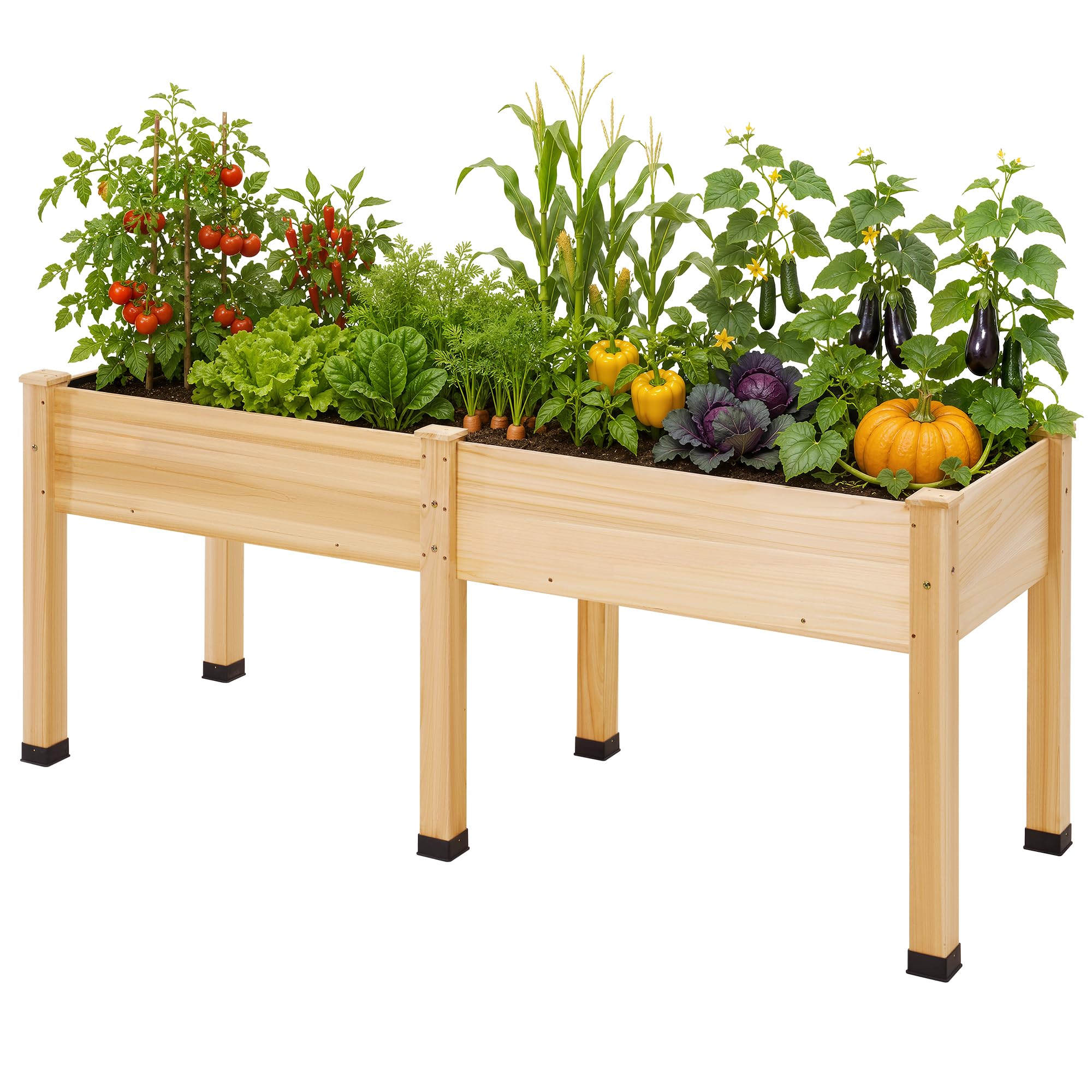 AMERLIFE Raised Garden Bed 72x24x30