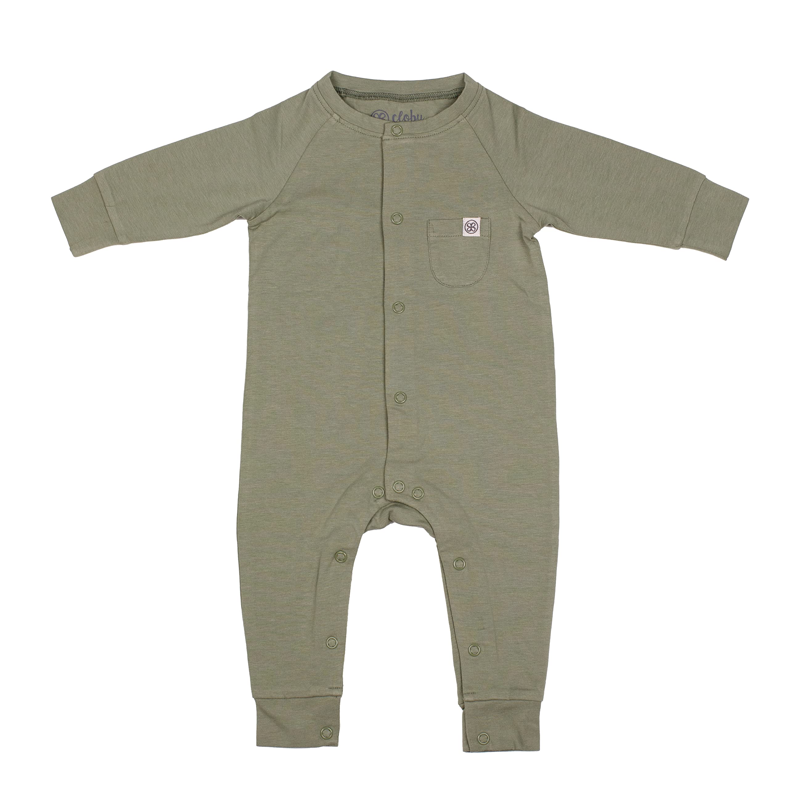 Cloby CBY-UVS1-OG Overall/Strampler mit UV-Schutz (UPF 50+) olive (Gr. 50/56)