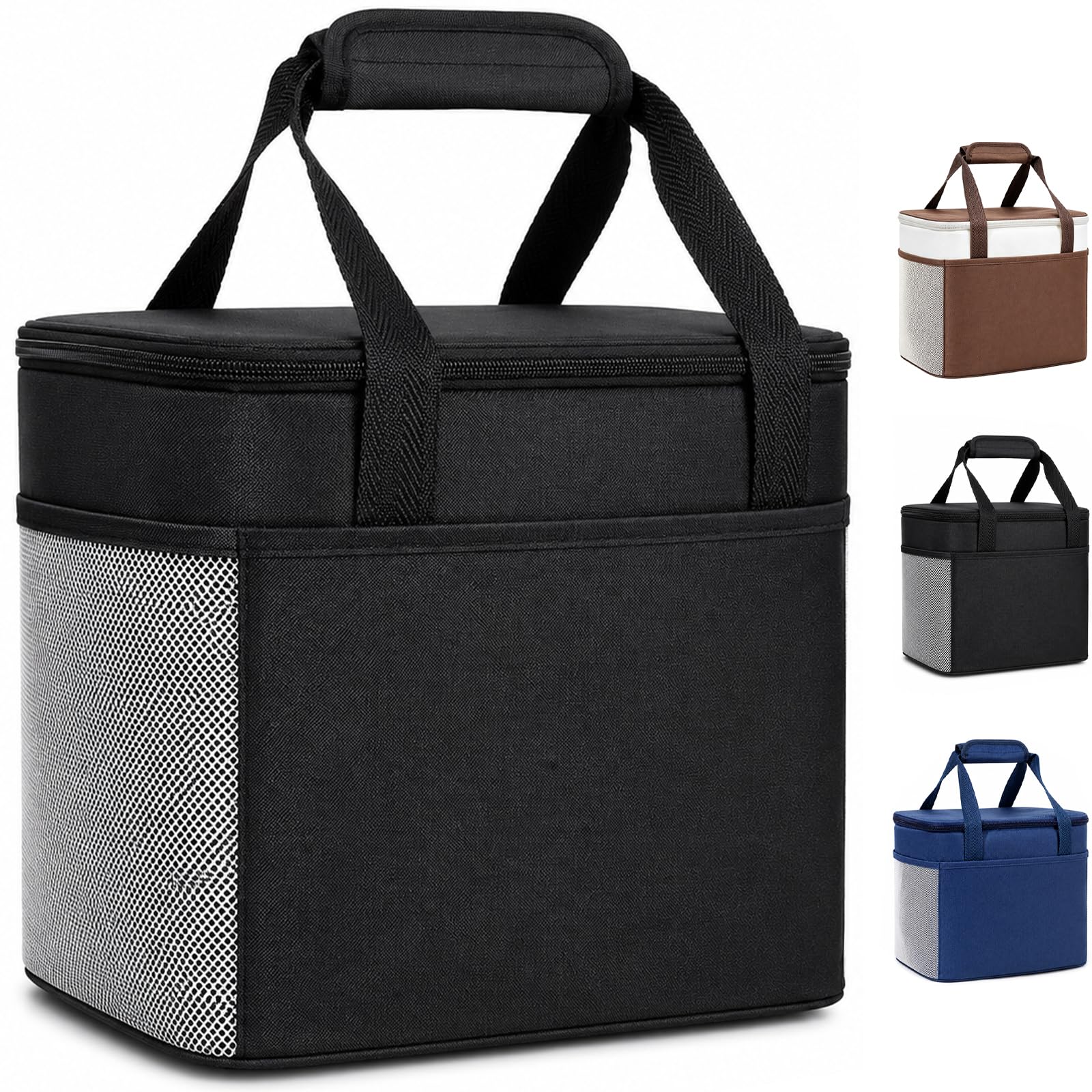 Yikki Lunch Bags for Women Men, 14L Insulated Leakproof Lunch Box Bag